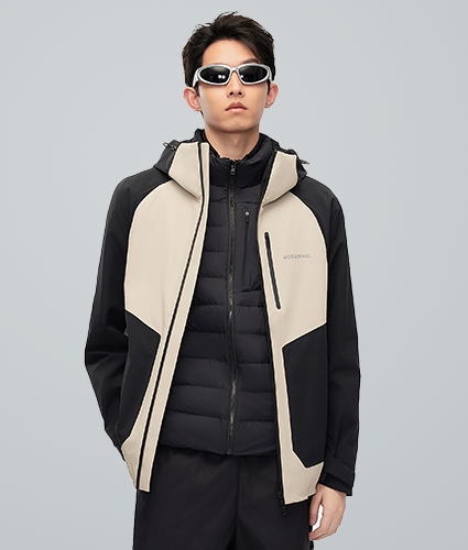 Functional jacket down jacket