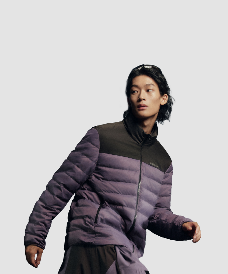 DIBIAN 3-in-1 Down Windbreaker Jacket