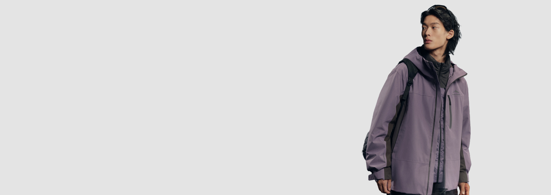 DIBIAN 3-in-1 Down Windbreaker Jacket