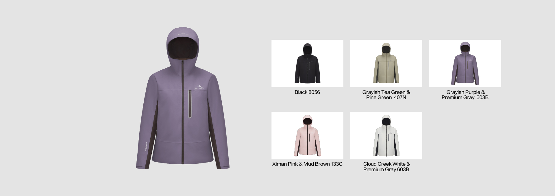 DIBIAN 3-in-1 Down Windbreaker Jacket