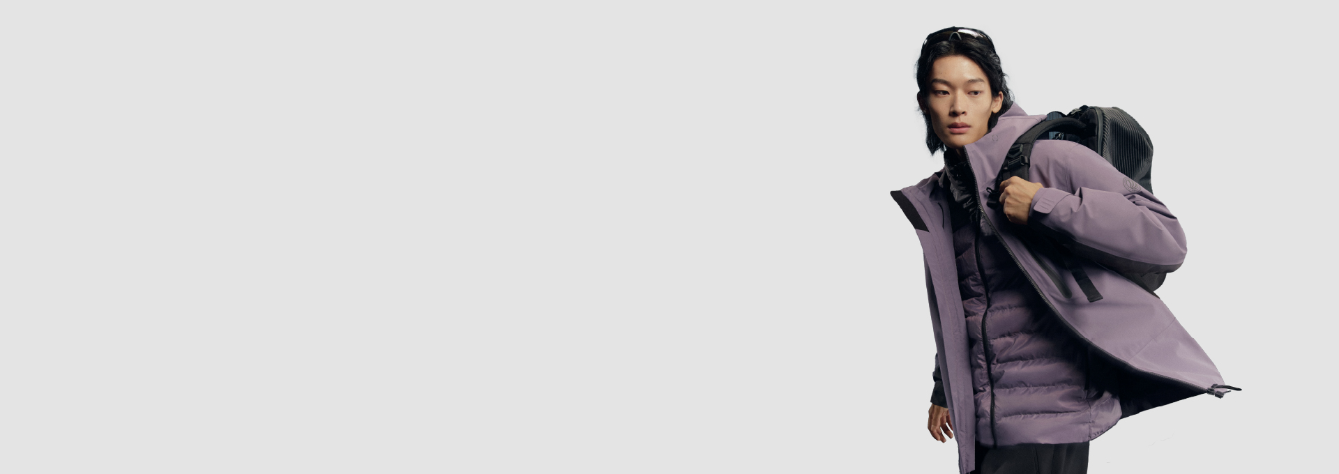 DIBIAN 3-in-1 Down Windbreaker Jacket