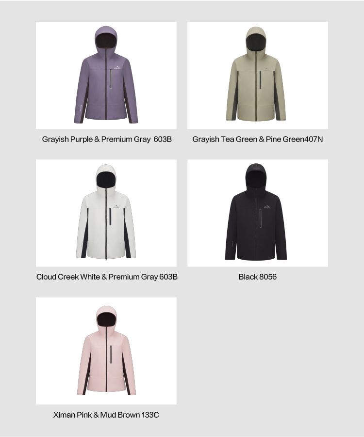 DIBIAN 3-in-1 Down Windbreaker Jacket